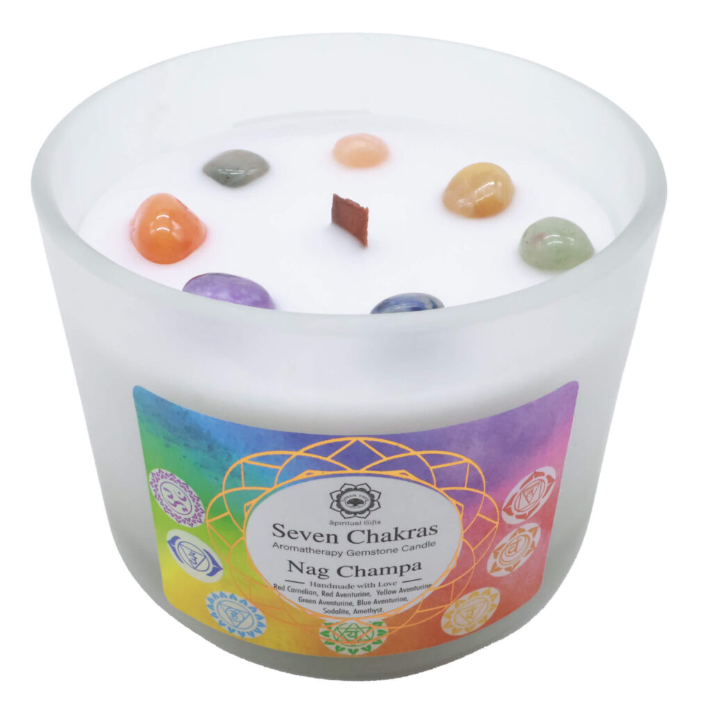 Bougie Green Tree &lsquo;7 Chakras&rsquo; Nag Champa 256g