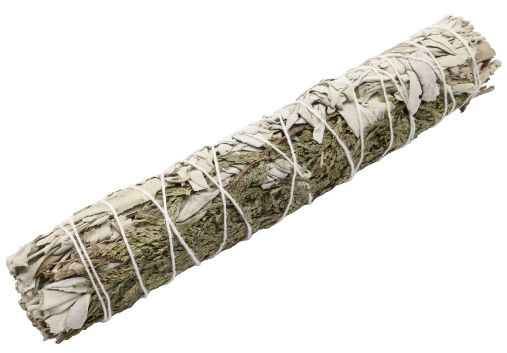 Sauge Blanche & Cèdre fagot 75g 22cm
