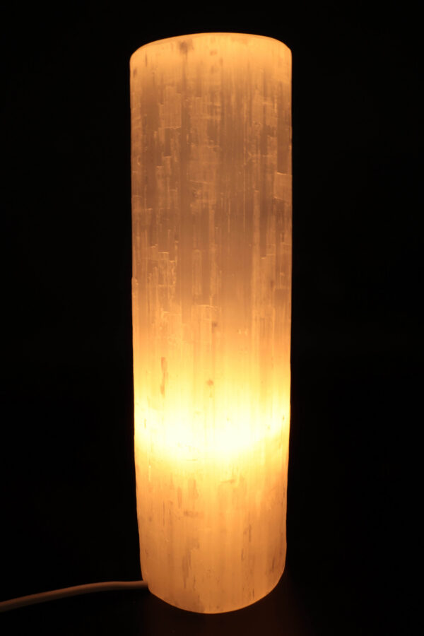 Lampe Sélénite Cylindre 30cm