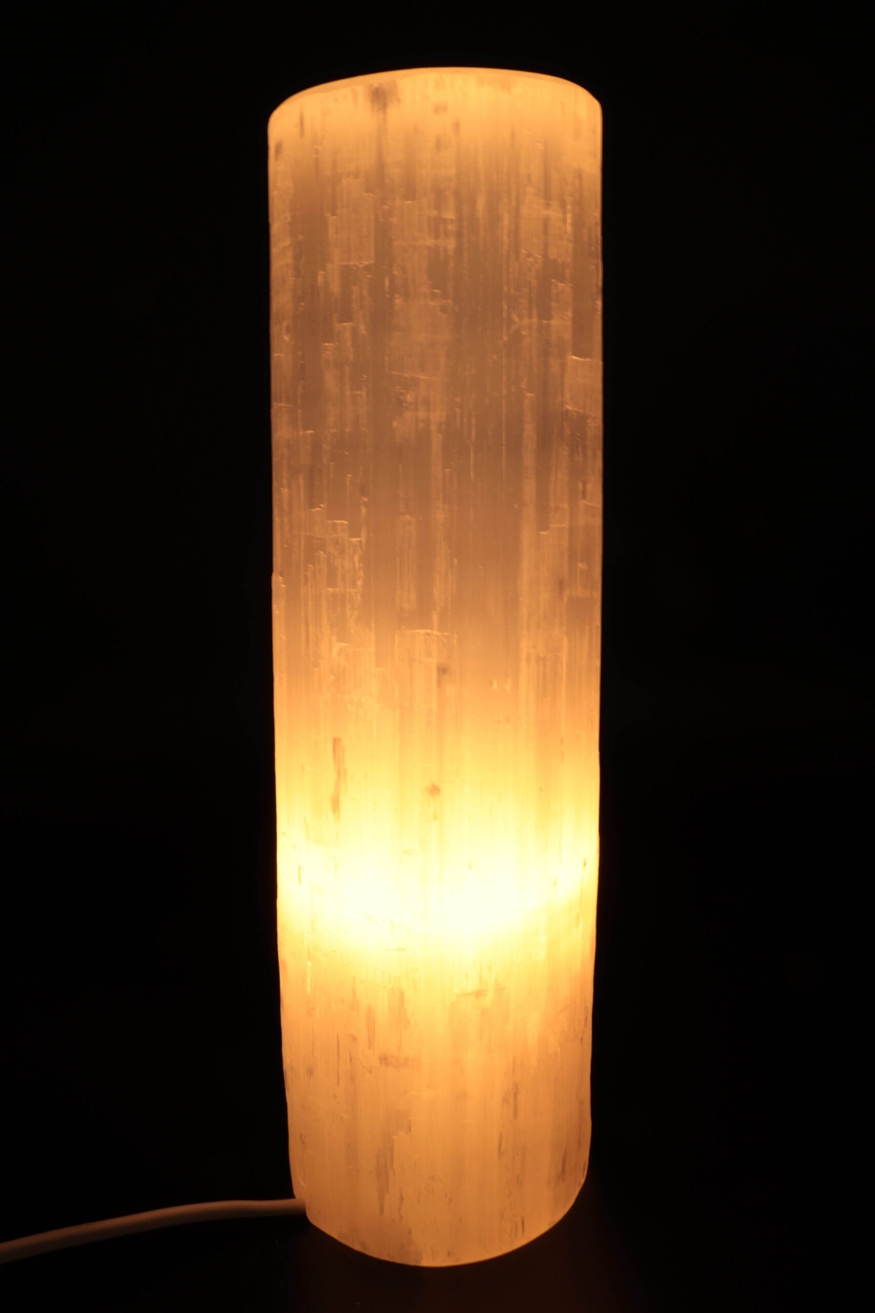 Lampe Sélénite Cylindre 30cm