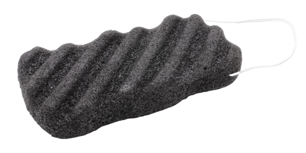 Eponge Konjac Charbon de Bambou 11cm